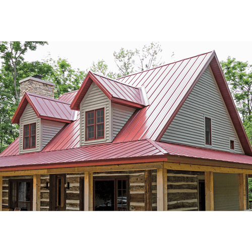 Brite Red Premium ProSnap Residential Steel Roofing